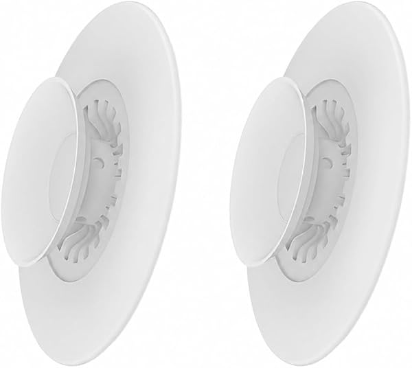 YIPFEN bouchon universel silicone, lot de 2, blanc