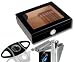 Produktbild Lifestyle-Ambiente Humidorset Black-Editon Sichtfenster Polymerbefeuchter Set inkl Tastingbogen