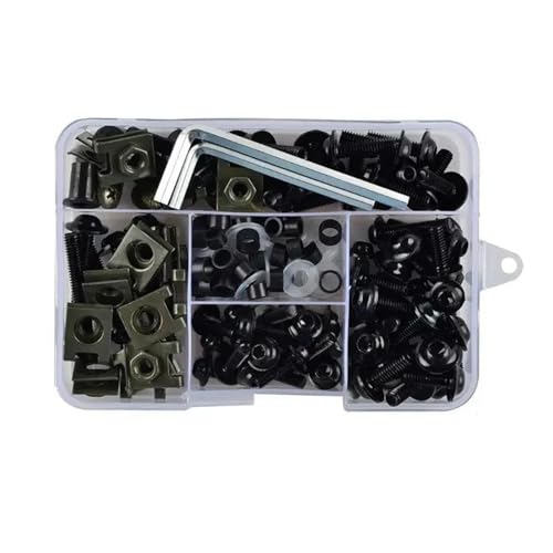 Kit boulons carénage 177 pièces vis alliage anti-vibration
