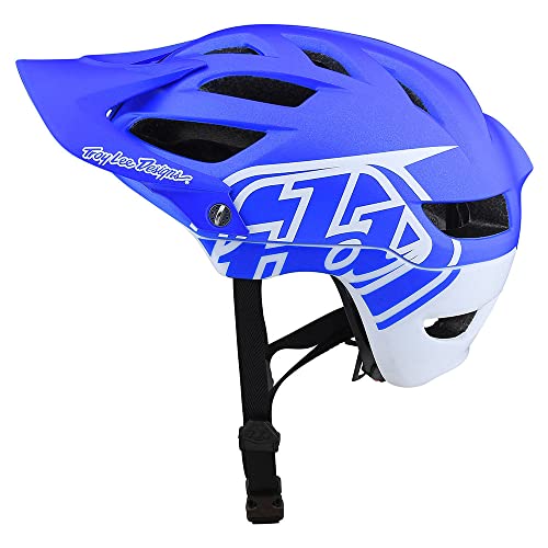 Troy Lee Designs A1 Drone Half Shell Mountain Bike Helmet -Ventilated Lightweight Eps Enduro Gravel Mtb Bicycle Cycling - Youth Boys Girls Kids (Blue, Youth One Size) #TOP3