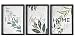 Set de 3 Láminas Decorativas de 30 x 42 cm (A3) para Enmarcar Cuadros, Decoración Moderna para Pared de Dormitorio y Salón, Lienzo de Poliéster sin Marco, Love Home Family, LAL-015
