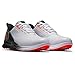 FootJoy Men's FJ Fuel Previous Season Style Golf Shoe, White/Black/Coral, 10.5 Wide