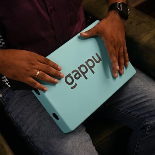 Image of JamBox with Strap - Sky Blue | Compact Hand Drum with Rich Bass & Adjustable Snare | Portable Percussion Acoustic Musical Instrument | Ideal for Travel Beat Box & Jamming Sessions