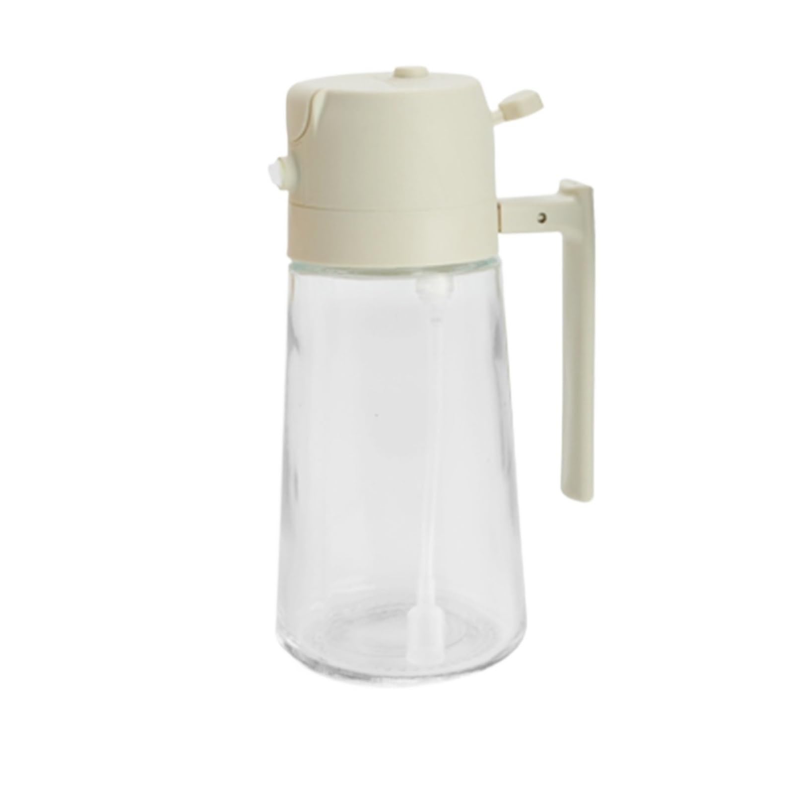 LYVQZPWLR Glass 2-in-1 Olive Oil Dispenser and Sprayer