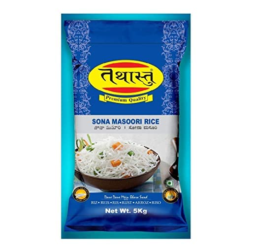 TATHASTU Fresh Basmati Rice/ Basmati Organic Rice 5 Kg (Sona Masoori Basmati Rice) (B09ZQPFN1X) Amazon Price History, Amazon Price Tracker