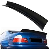 Rear Ducktail for 1999 2000 2001 2002 2003 2004 2004 2005 BMW 3-Series E46 Coupe Sedan Rear Spoiler Wing Glossy Black