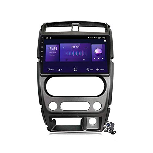 QBWZ Android 10.0 Car Stereo, Radio para Suzuki Jimny 3 2005-2019 Navegación GPS Unidad Principal de 9 Pulgadas Reproductor Multimedia MP5 Receptor de Video con 4G / 5G WiFi DSP RDS Carplay Cover