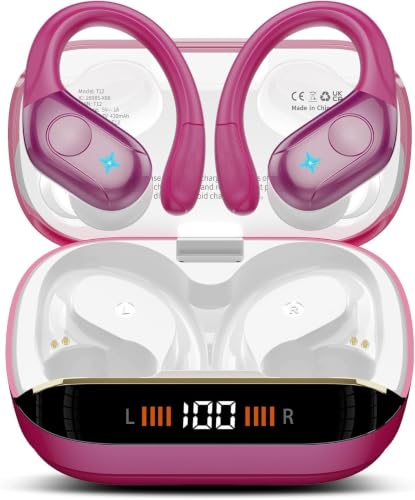 Image of Ltinist Bluetooth 5.4 Headphones, 75H Sports Wireless Earbuds Bass Stereo