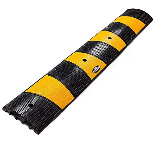 RK SAFETY RK RK-SPBP6 Modular Rubber Speed Bump Hump (6 ft)