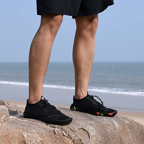 Image of WateLves Water Shoes Mens Womens Barefoot Beach Swim Shoes Quick-Dry Aqua Socks Pool Shoes for Surf Yoga Water Aerobics