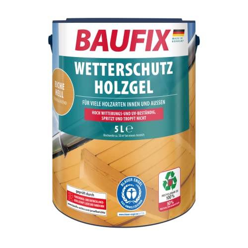 Baufix Gel de Protection Bois Chêne Clair 5L