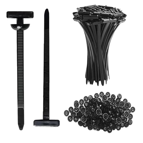 Nylon Universal Cable Tie Buckle, Multifunctional Automotive Self-Locking Zip Ties Clips for Car Repair-Fender, Engine Cover, Trunk Liner, Zipper Clip Fasteners Replaces Screws,50PCS