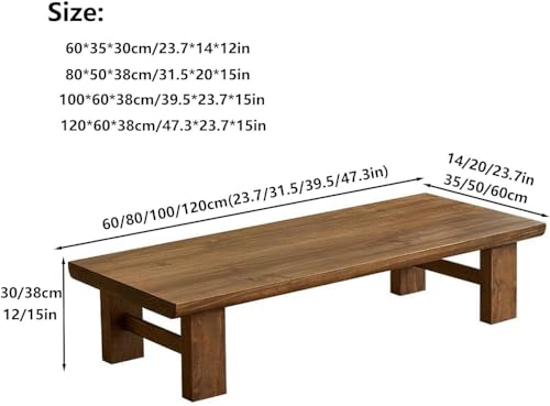Table basse en bois massif gain de place pour petits salons - 4