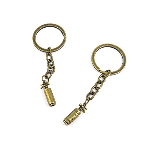 80 PCS Keyring Car Door Key Ring Tag Chain Keychain Wholesale Suppliers Charms Handmade N4DQ1 Fire Extinguisher