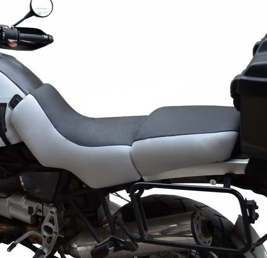 Housse de selle BMW R1100GS gris foncé pour affronter les pistes