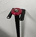 Aluminum Single Bat Rack - Display - Holder - Powder Coated - Black