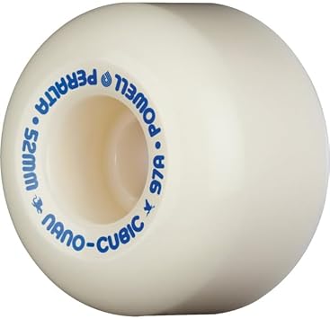 Powel Peralta Andy Anderson Dragon Formula Nano Cubic Skateboard Wheels Blue/White - 52mm 97a Set of 4