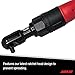 AIRCAT Pneumatic Tools 805-HT High Torque Ratchet Wrench 130 ft-lbs - 3/8-Inch