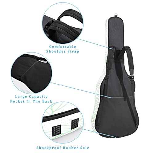 Housse imperméable pour guitare acoustique avec double bandoulière et poche Motif lettre inspirante, Multicolore 02, 42… - Les Beatles, Paul McCartney, John Lennon, RIngo Starr, George Harrison Housse imperméable pour guitare acoustique avec double bandoulière et poche Motif lettre inspirante, Multicolore 02, 42… – Image 4
