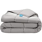 Luna Adult Weighted Blanket - Silky Cooling Bamboo & Premium Glass Beads - 12 Lbs - 48x72 - Full...