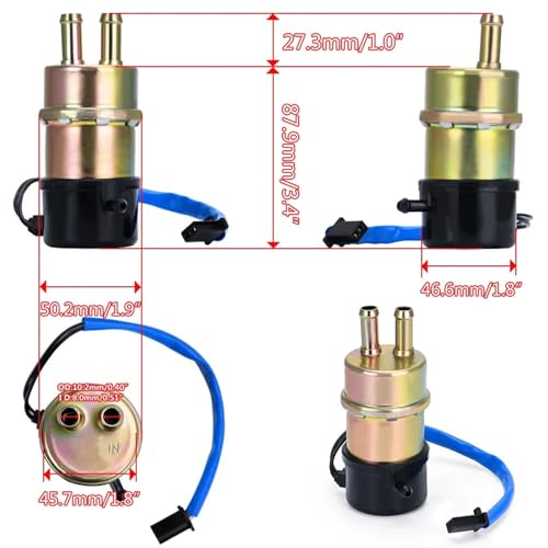 Bomba de combustible CBR600F1999 soluciona fallos de arranque a 12v 7