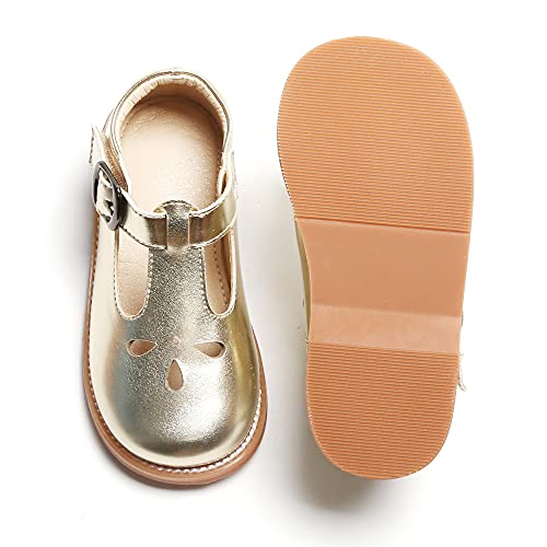 Image of Kiderence Toddler Girl Mary Jane School Uniform Dress Shoes Oxford Flats