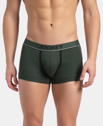 Image of Jockey 8015 Men Super Combed Cotton Solid Trunk (Pack of 2)