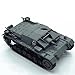 FMOCHANGMDP Tank Diecast Plastic Model, 1/72 Scale Sturmgeschütz III Ausf C/D 1942 Model, Adult Toys and Gift,7.5cm x 4.1cm