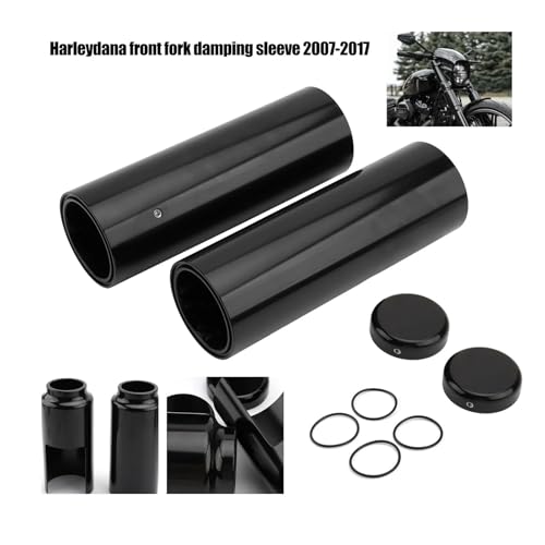 Caches de fourche soufflet de fourche moto Harley Dyna Fat Bob 2006-2017 - 4