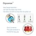 Cryusnox R134A R12 Valve Core Quick Remover Installer, Air Conditioning Adjustable High and Low Pressure Valve Core Tool kit within Impact Water proof storage case