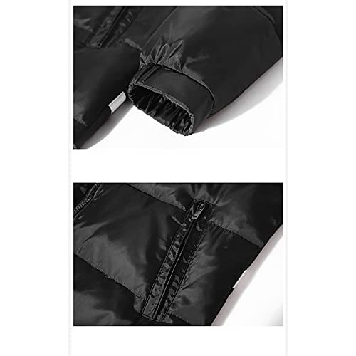 Jaqueta Puffer masculina resistente à água casaco de inverno acolchoado manter quente com capuz jaqu
