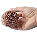 Linnkyfloa Coated Scourers for Pots and Pans, Copper Plated Iron Wire Sponge Ball with Iron Tip Nozzle Cleaner, Slag Remover Tool for All Tough Kitchen Cleaning