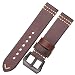 Bande de Remplacement Bande de Montre en Cuir à la Main 20mm 22mm de 24mm de Rechange de Rechange de Rechange Bandes Femmes Hommes Hommes Vintage Bracelet Accessoires pour Hommes/Femmes Montre Bande