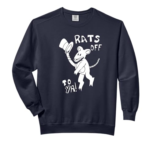 Rat Rats Off To Ya Magician Rat Magical To Ya! Rat Comfort Colors Adult Sweatshirt