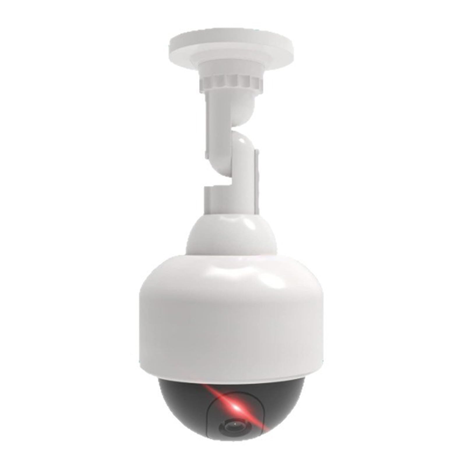Fake Dome Camera Simulation Monitor Security Camera with Light Simulated Surveillances Cameras for Garden Realistic Fake Security
