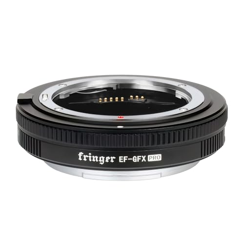 Fringer EF-GFX PRO Autofocus Camera Mount,Lens Adapter Ring Compatible with Canon EF to Fuji GFX100II/ GFX100/ GFX100S, Sigma, Tamron EF Series Lens