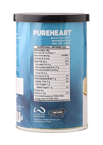 Image of Pureheart Natural Macadamia (200 gm) Premium Australian Macadamia Nuts, Rich in Antioxidants - Whole, Exotic, and Crunchy Dry Fruits, Ideal Snacks, No Additives