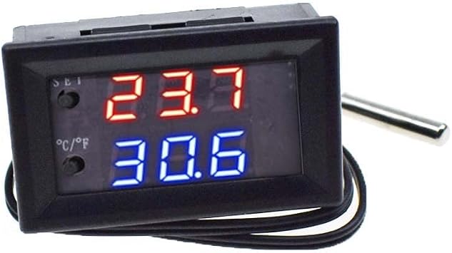W1209 DC 12V -50 to +110C Temperature Controller Control Switch Thermostat Thermometer Sensor Module W1209WK