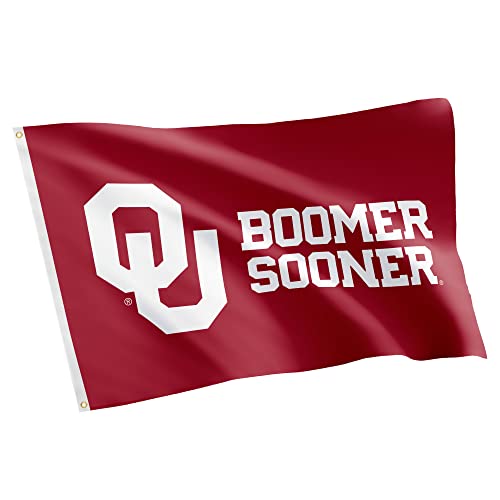 Desert Cactus University of Oklahoma UO Flag - 3 x 5 Feet Sooners Banner Indoor/Outdoor Durable Fabric 100% Polyester Design (Style D)