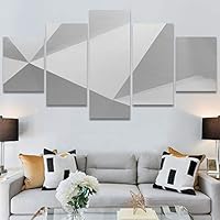 SIGNWIN 5 Panel Canvas Wall Art Solid Structures for Home Decorations Ready to Hang - 60