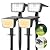 Mviioe Solar Motion Lights Outdoor Waterproof IP67 Solar Spot Lights Outdoor Landscape Spotlights, 28 LEDs 6 Lighting Modes Solar Powered Garden Yard Lights for Outside(4 Pack)