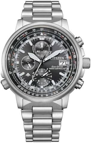 Citizen Promaster Sky Eco-Drive Herrenuhr, Schwarz, 41 mm, AT8300-58E | Eco-Drive Solar, Keine Batterie Nötig, Saphirglas, 20 bar Wasserdicht, 180 Tage Gangreserve