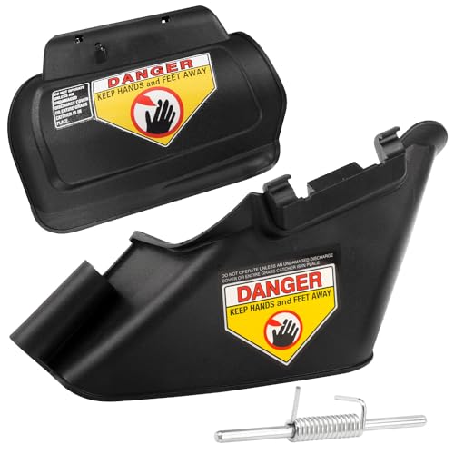 LIZEWEI 731-07131 987-02516A Side Discharge Chute and Hinged Mulching Plug Compatible with MTD Craftsman Lawn Mower. for TB110, TB130, TB200, TB230. Replace 731-7131 987-02516