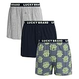 Lucky Brand Mens Underwear Boxer Shorts - 3 Pack Super...