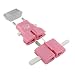 Road Warrior Travel Power AC Plug Adapter EU/UK/AU/US/in, Designed in Japan - RW101PK-US [Pink]