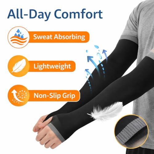 Image of Combo (2in1) bandana & hand cover arm sleeves for men women bike | UV UPF 50 hand gloves for sun protection with Thumb Holes | Odour-free & Breathable Soft Lightweight Face Mask for Riding