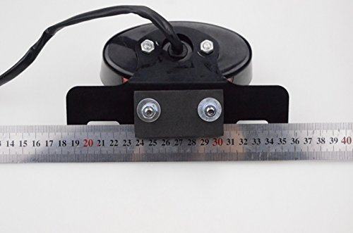 GOOFIT Motorrad Street Pocketbike Umbau hinten LED Scheinwerfer Bremse/Running/Turn Signal/License Plate Mount Tail Light Lampe Ersatz für Halley ATV Scooter