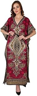 Ukal Women's Polyester Paisley Maxi Kaftan Price In India