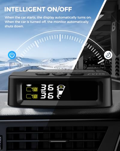 Tire-Pressure-Monitoring-System-TPMS-with-Solar-and-USB-Charger-4-Tire-Sensors-and-6-Alarm-Modes-Auto-onoff-and-Voice-Prompt-TPMS-with-Color-LCD-Screen-for-RV-Sedan-SUV-MPV-etc-0-87-PSI