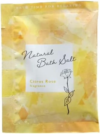 【入浴剤】【パウチ】業務用 ナチュラルバスソルト 15g シトラスローズの香り (Natural Bath Solt)&times;600個セッ